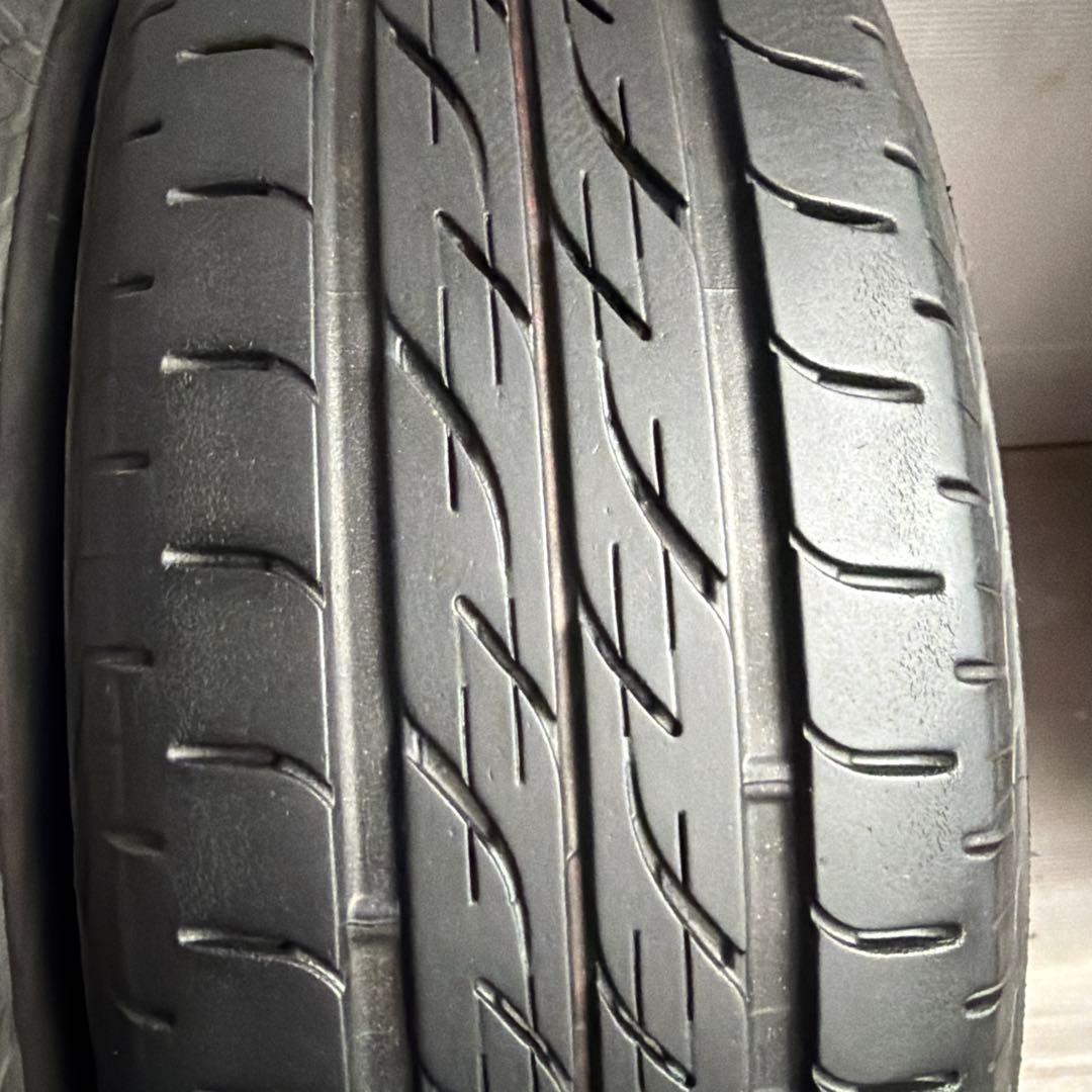 送料無料◆155/65R13/夏4本/残溝約4㎜/製造2020年/BS
