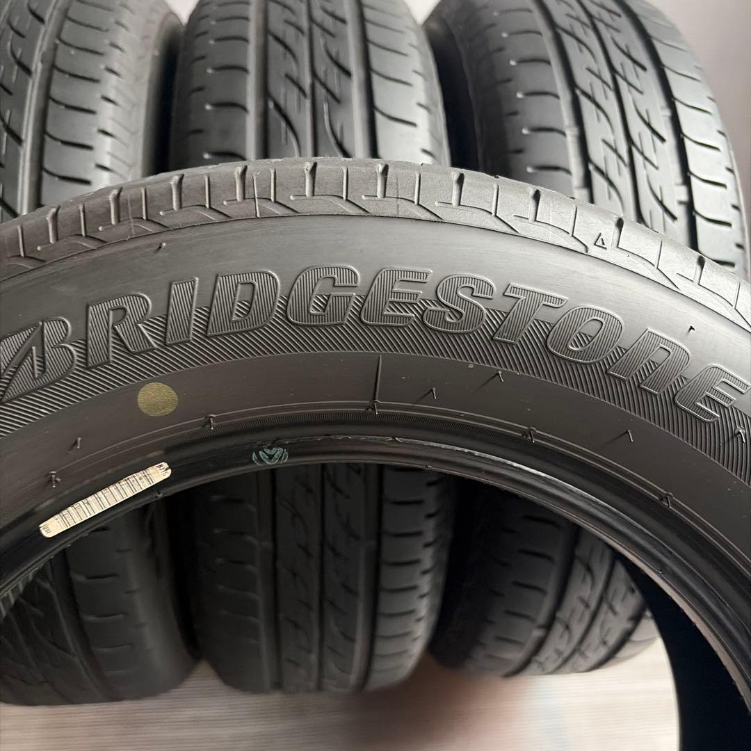 送料無料◆155/65R13/夏4本/残溝約4㎜/製造2020年/BS