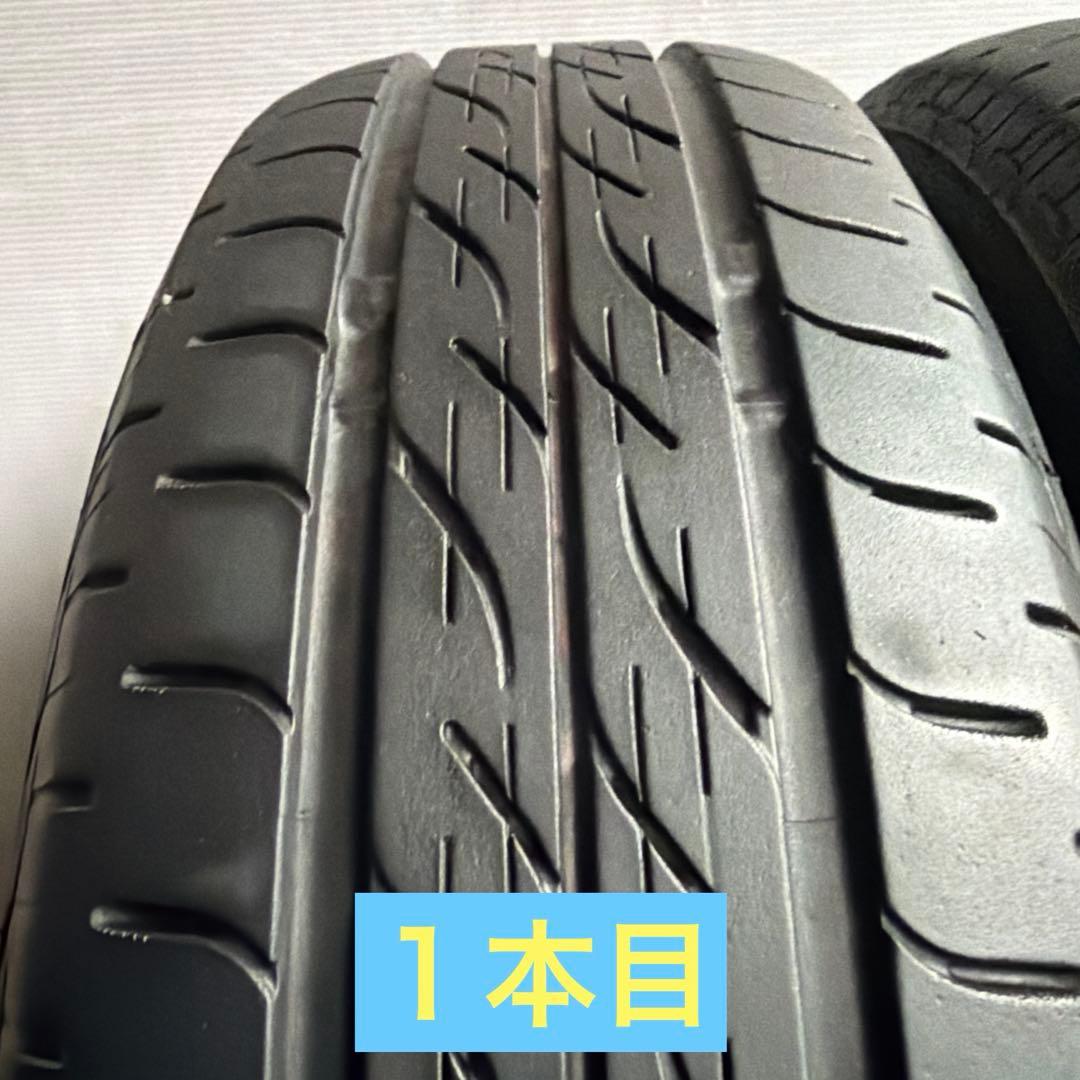 送料無料◆155/65R13/夏4本/残溝約4㎜/製造2020年/BS