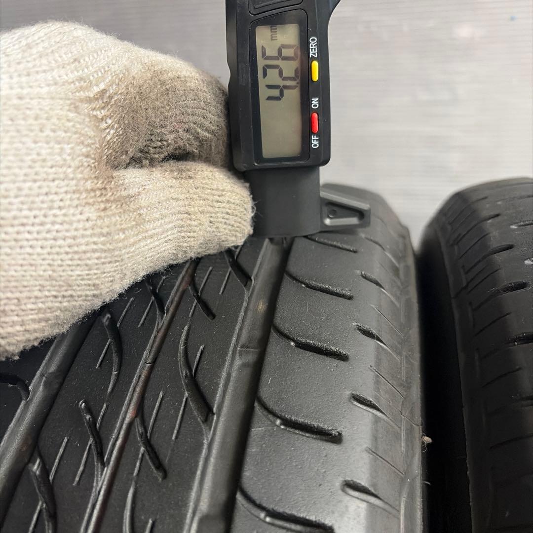 送料無料◆155/65R13/夏4本/残溝約4㎜/製造2020年/BS