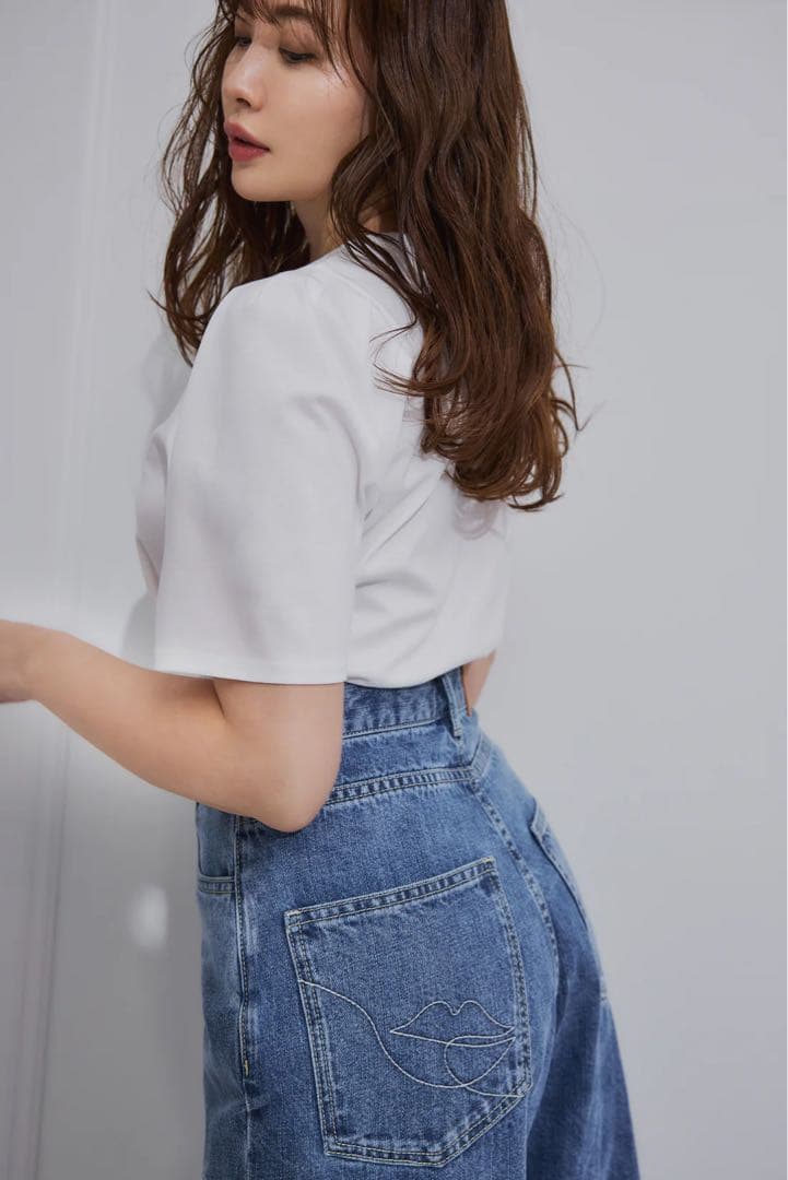 herlipto　Milano Wide-Straight Jeans