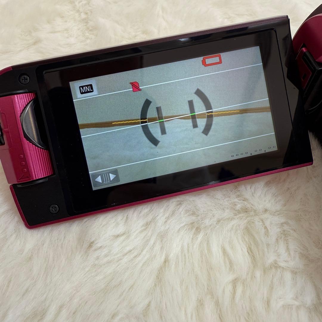 美品Panasonic パナソニック HDビデオカメラ HC-W570M ピンク