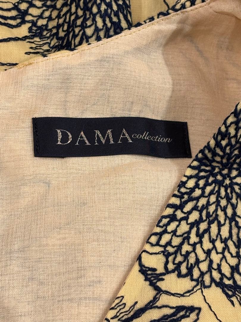 ♠️ DAMA collection ダーマ　ひまわり柄　ノースリーブワンピース
