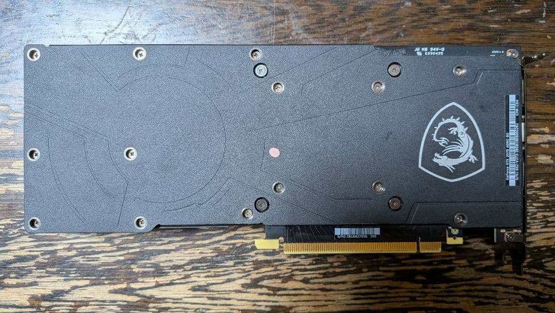 グラフィックボード・グラボ・ビデオカード MSI GeForce RTX2070 AERO 8G