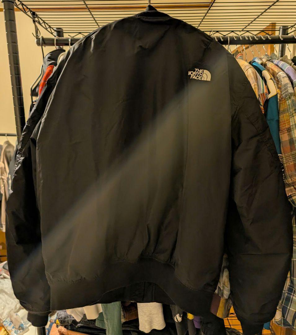 【希少サイズ】THE NORTH FACE ブラック 中綿 MA-1