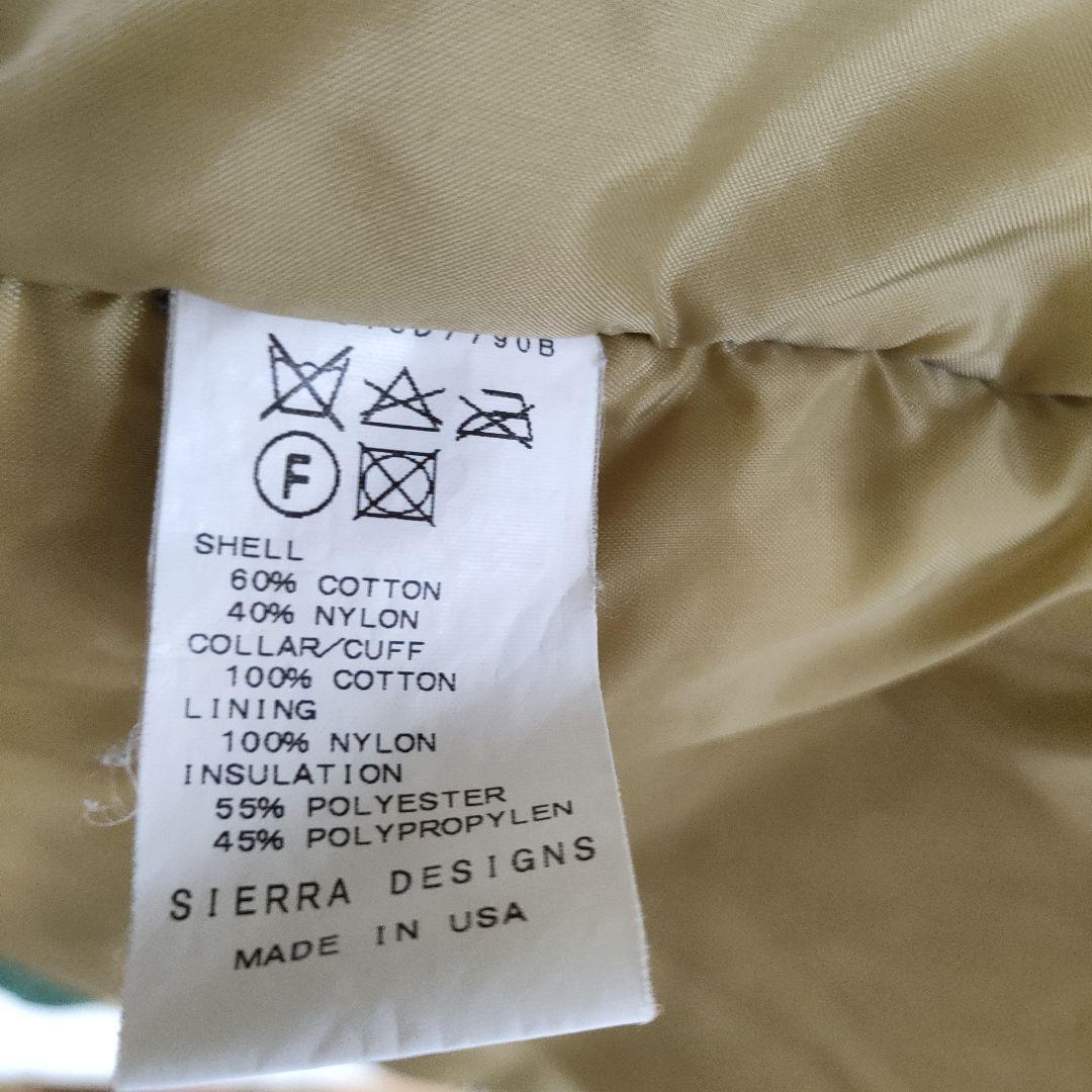 USA製 シエラデザイン パナミントジャケット グリーン　sizeM