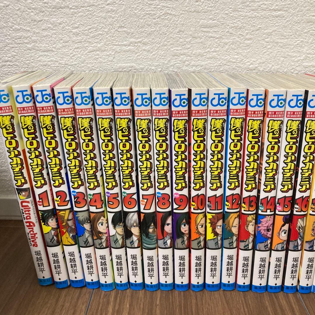 僕のヒーローアカデミアヒロアカ全巻漫画セット公式キャラクターブック1〜42