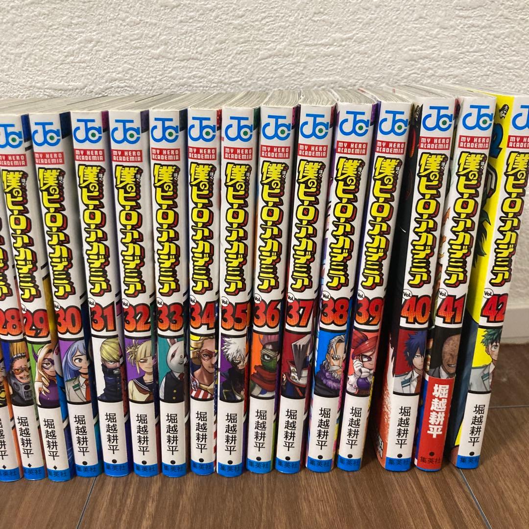 僕のヒーローアカデミアヒロアカ全巻漫画セット公式キャラクターブック1〜42