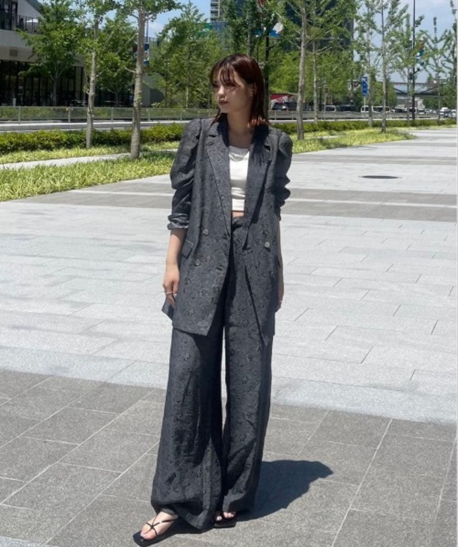 【美品】Ameri / MEDI LILY JACQUARD JACKET