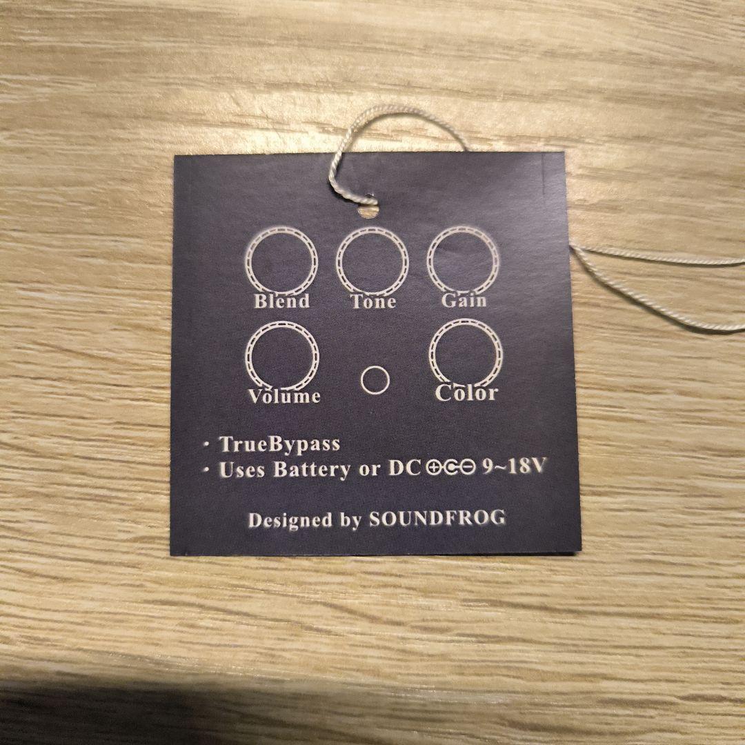 SOUNDFROG Berial S エフェクター ベースオーバードライブ