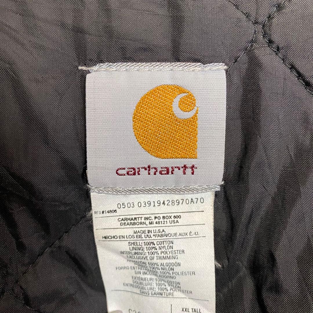 た*う様 USA製 カーハート☆トラディショナルコート 古着 フェード 希少 9