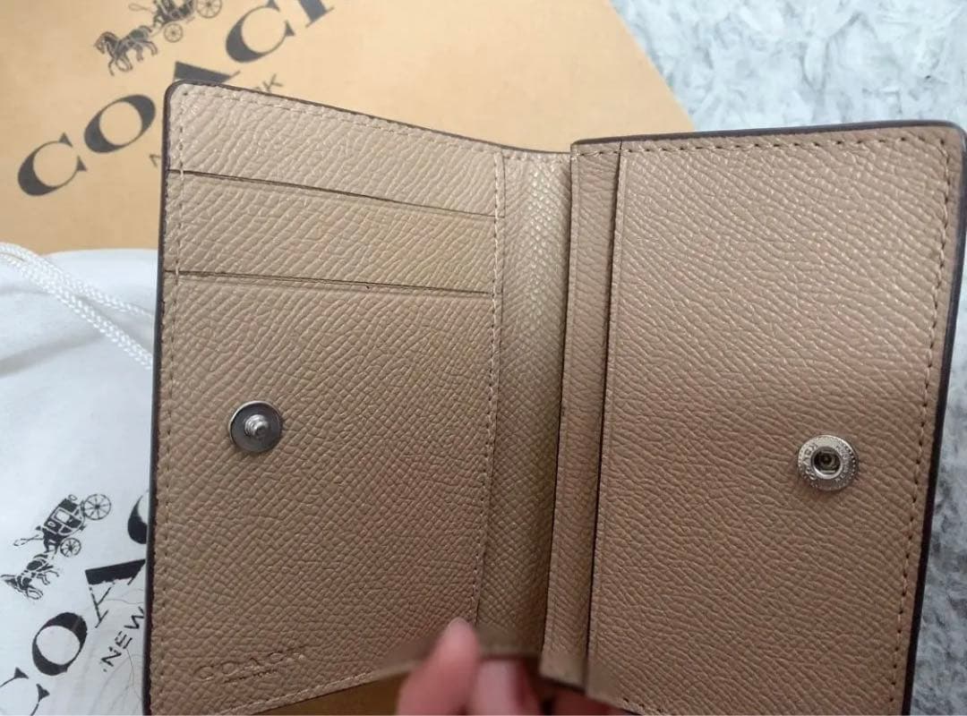 美品　coach 名刺入れ　カードケース