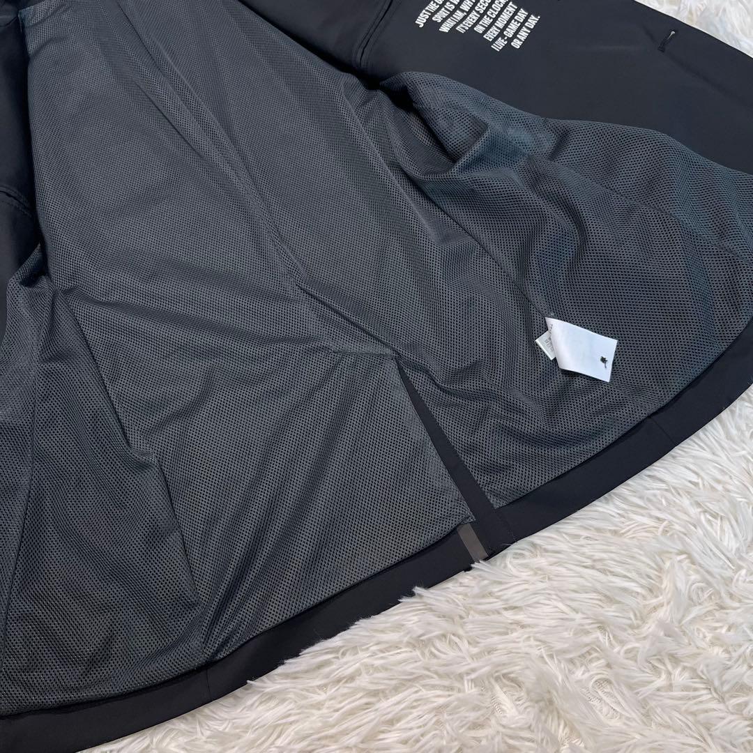 adidas climalite トラベルジャケット M 黒　ストレッチ 速乾