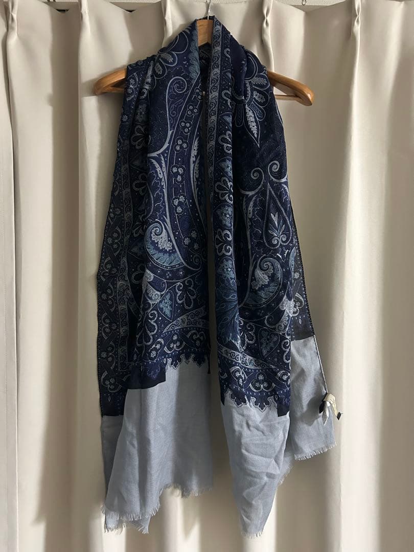 【最終】ETRO Art of Paisely 総柄ストール エトロ