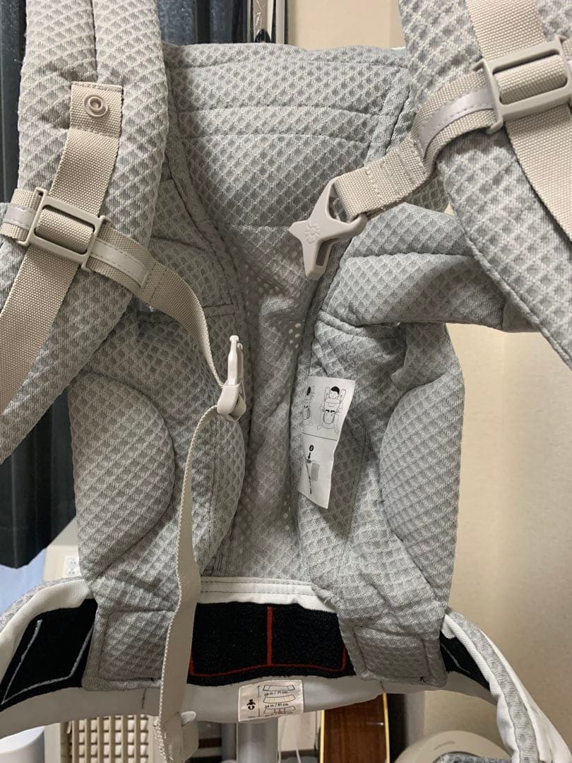 【超美品‼️】エルゴベビー ErgoBaby オムニブリーズ　パールグレー