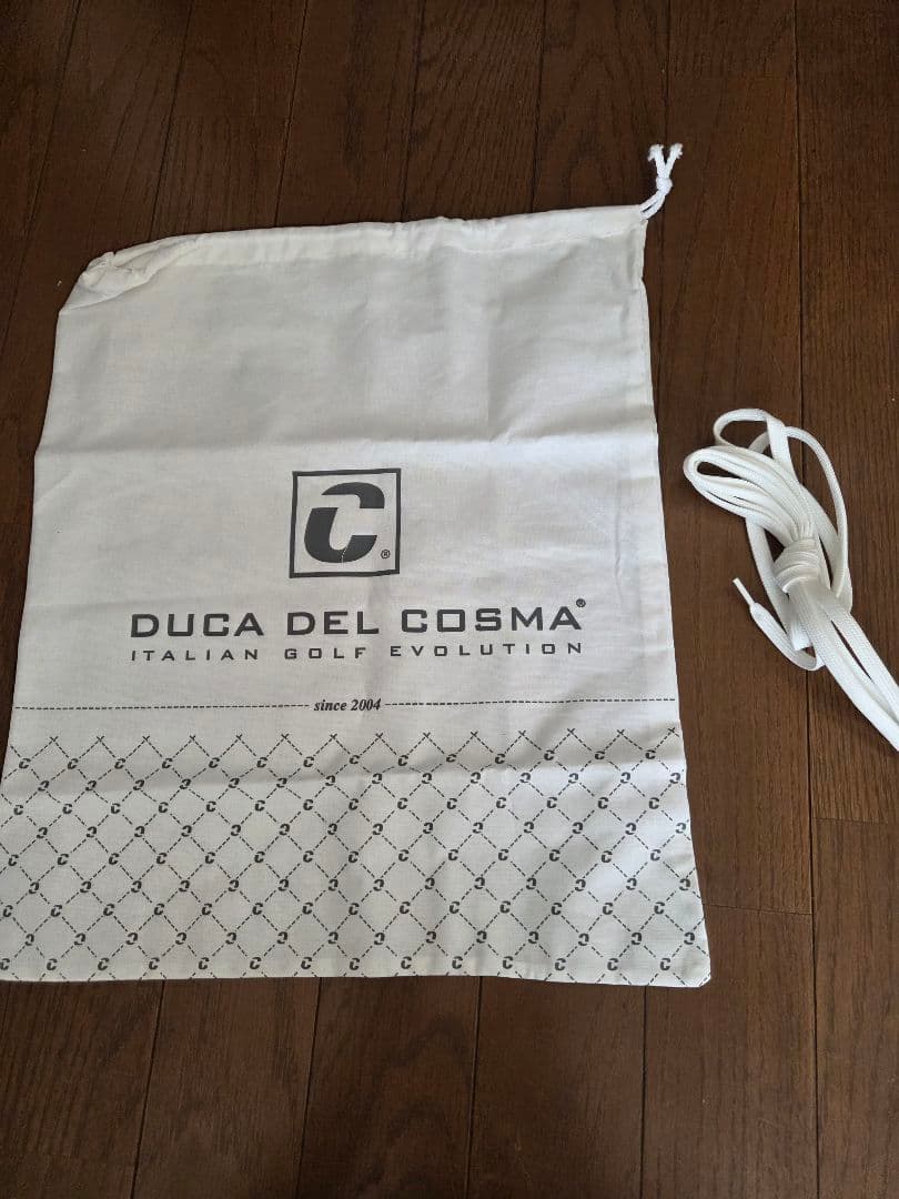 DUCA DEL COSMAデュカデルコスマゴルフシューズシルバー24.5cm