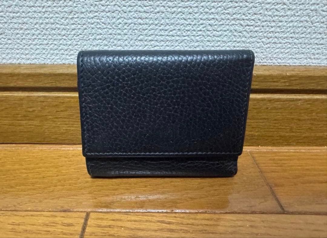 GUCCI マーモント 三つ折財布 ブラック