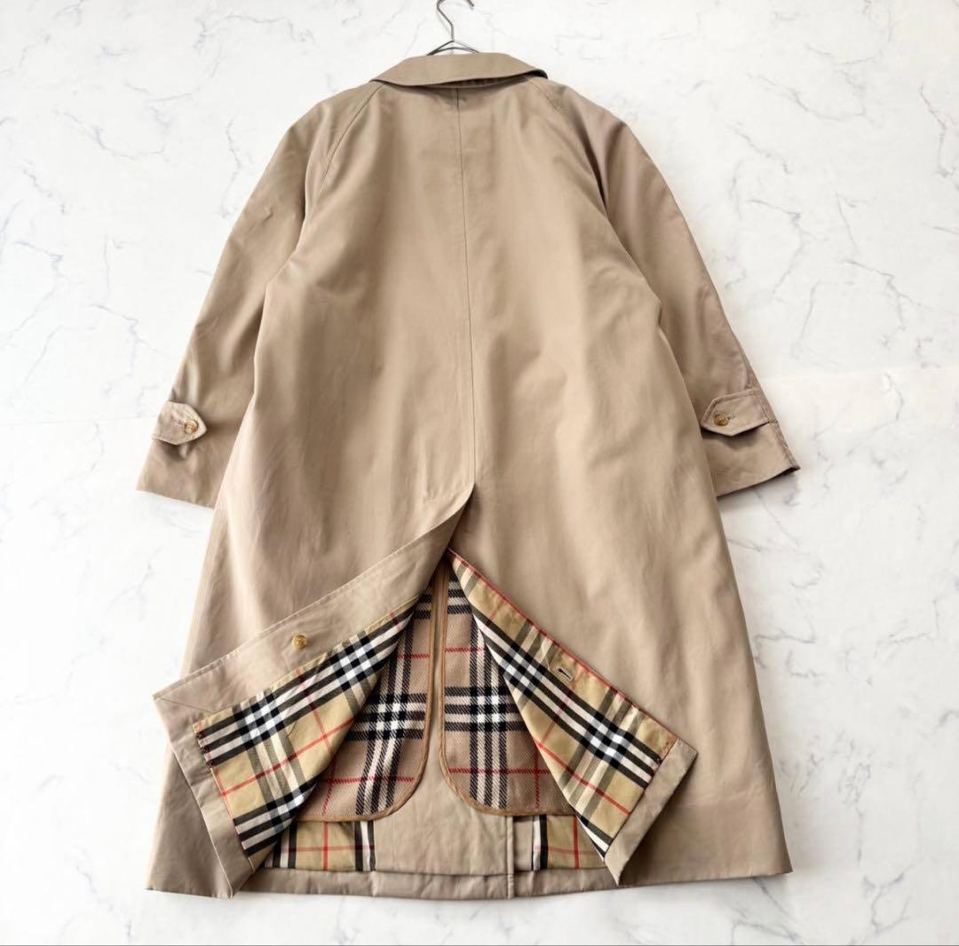 美品**Burberrys ライナー付き ステンカラーコート ノバチェック 11