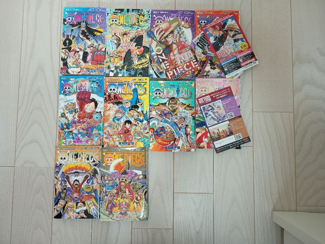 ONE PIECE すべて初版 34-111巻セット【104巻のみ無】