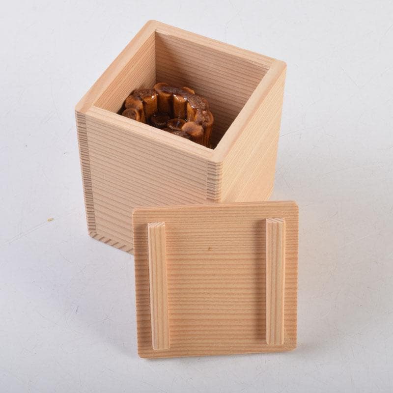 茶道具　楽焼　吉村楽入作　柴蓋置　共箱　V　8769