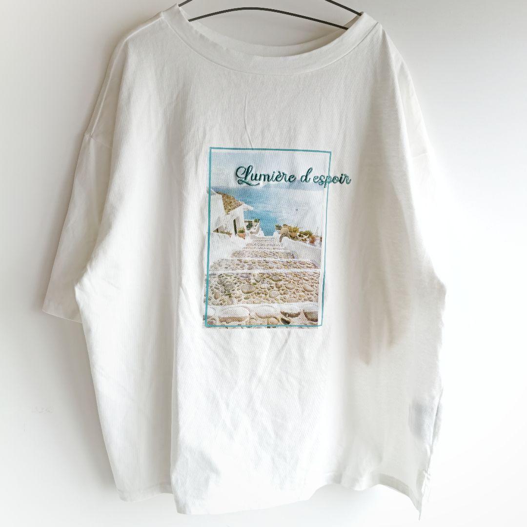 クールカレアン クース Tシャツ ホワイト プリント グラフィック