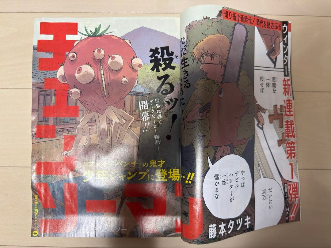 海*猫様 チェンソーマン　連載開始　週刊少年ジャンプ 2019年　1号