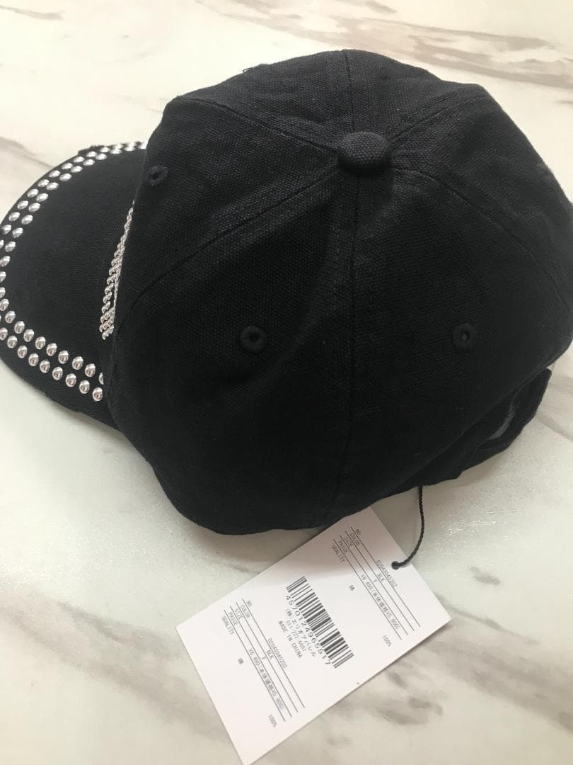 帽子 BEEDEN BD STUDS DAMAGE CAP BLACK #001