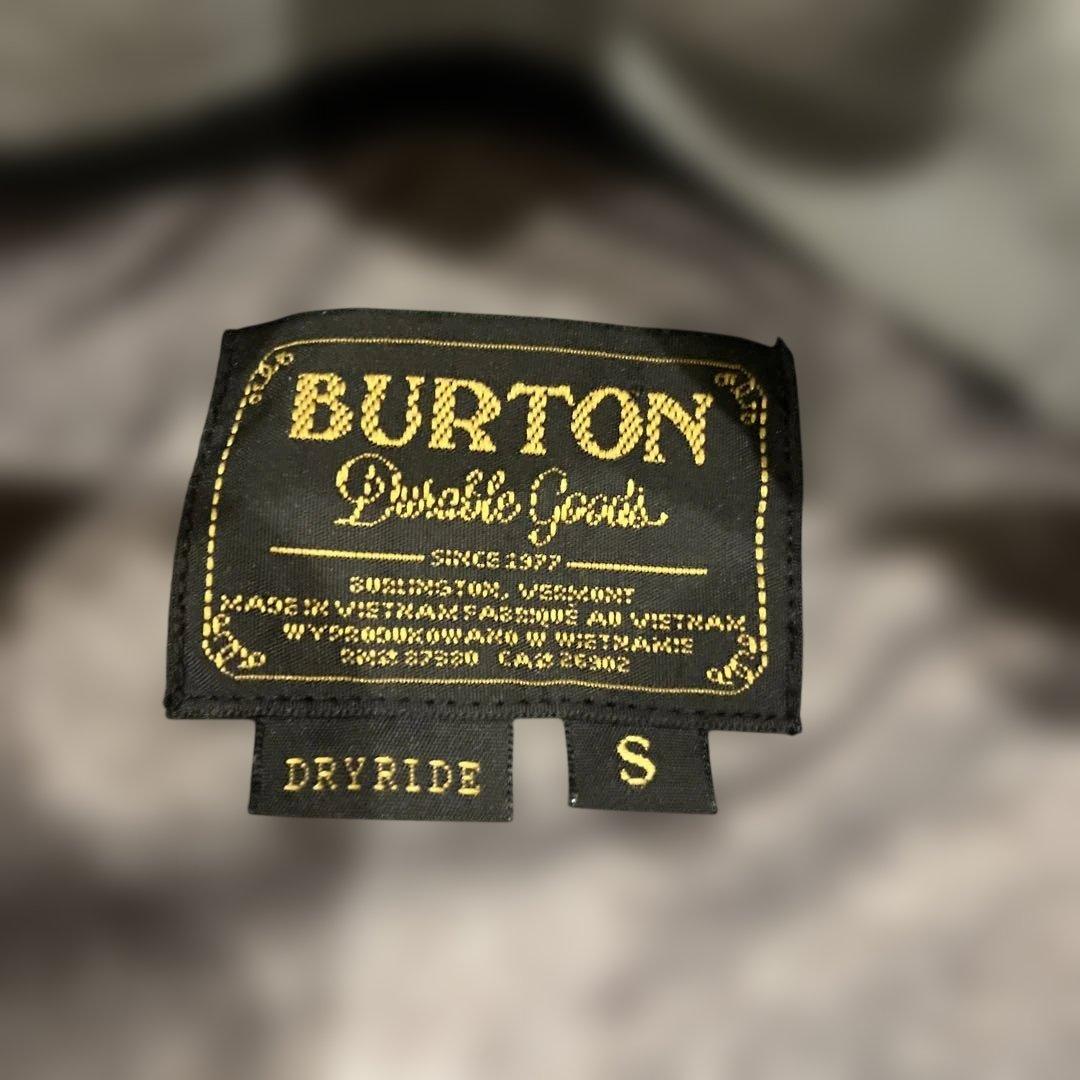 美品　BURTON バートン　スノーウェア　インナー　S グレー
