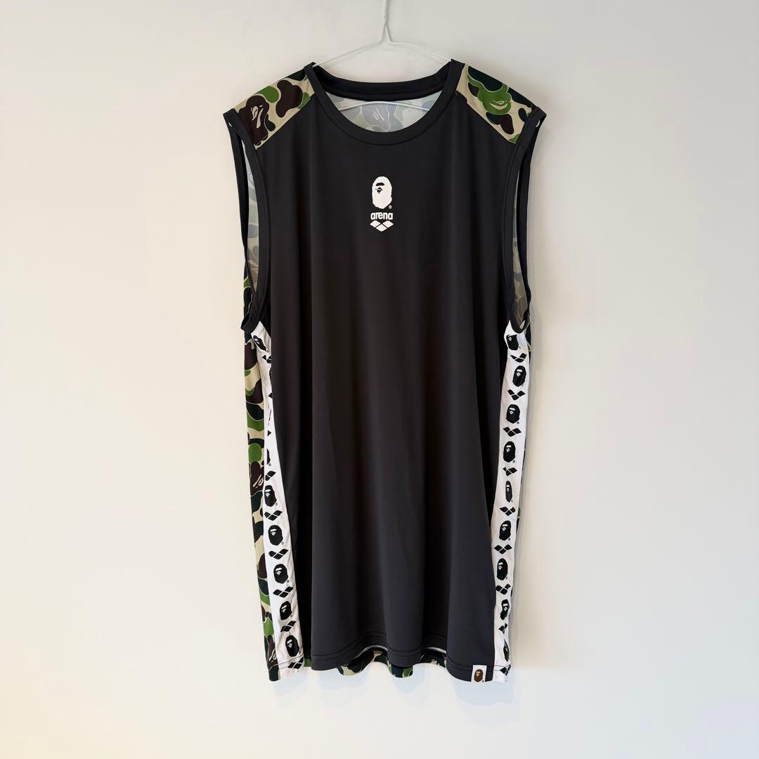 BAPE × ARENA RASH GUARD 迷彩 XL