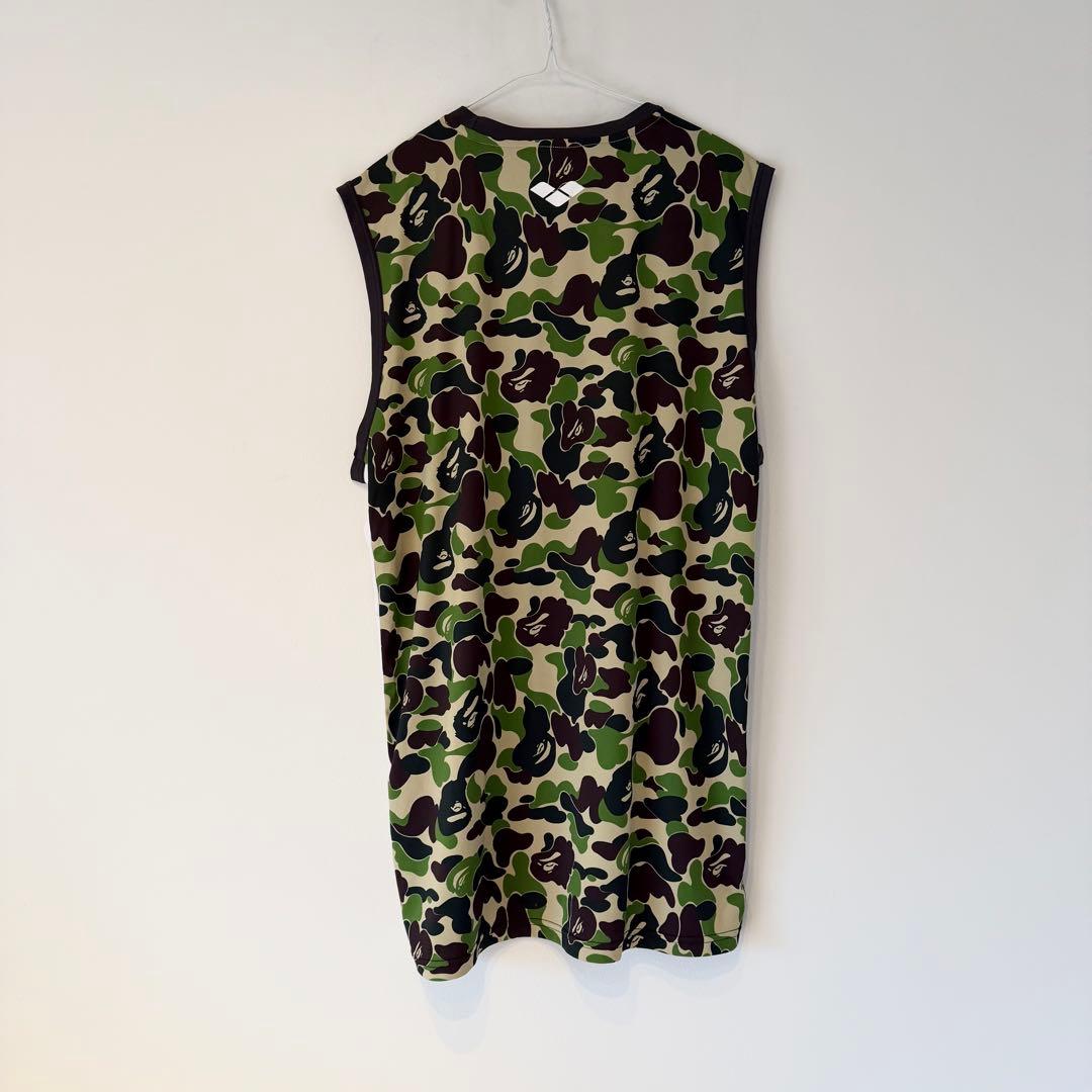 BAPE × ARENA RASH GUARD 迷彩 XL