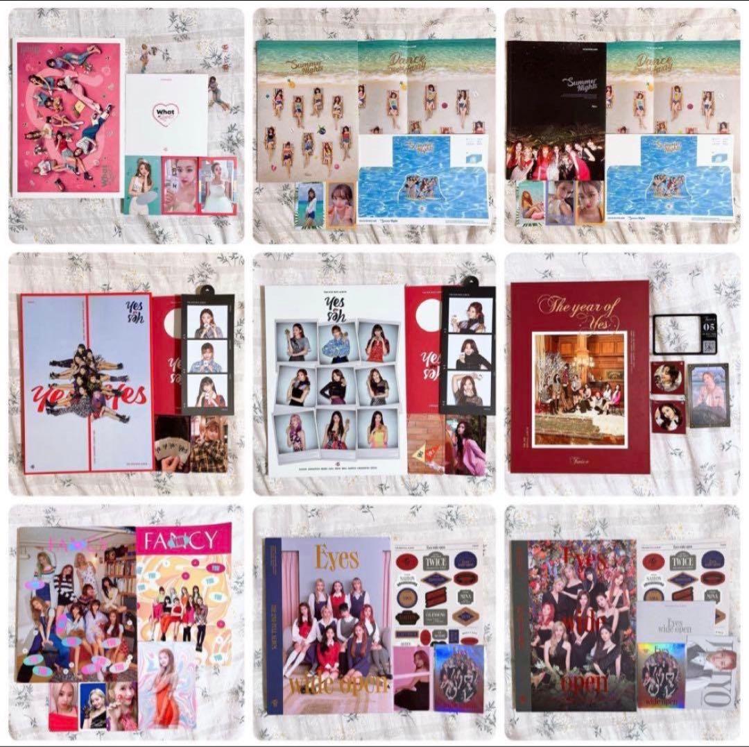トレカ付き TWICE アルバム まとめ売り 27枚 フォトカード CD DVD
