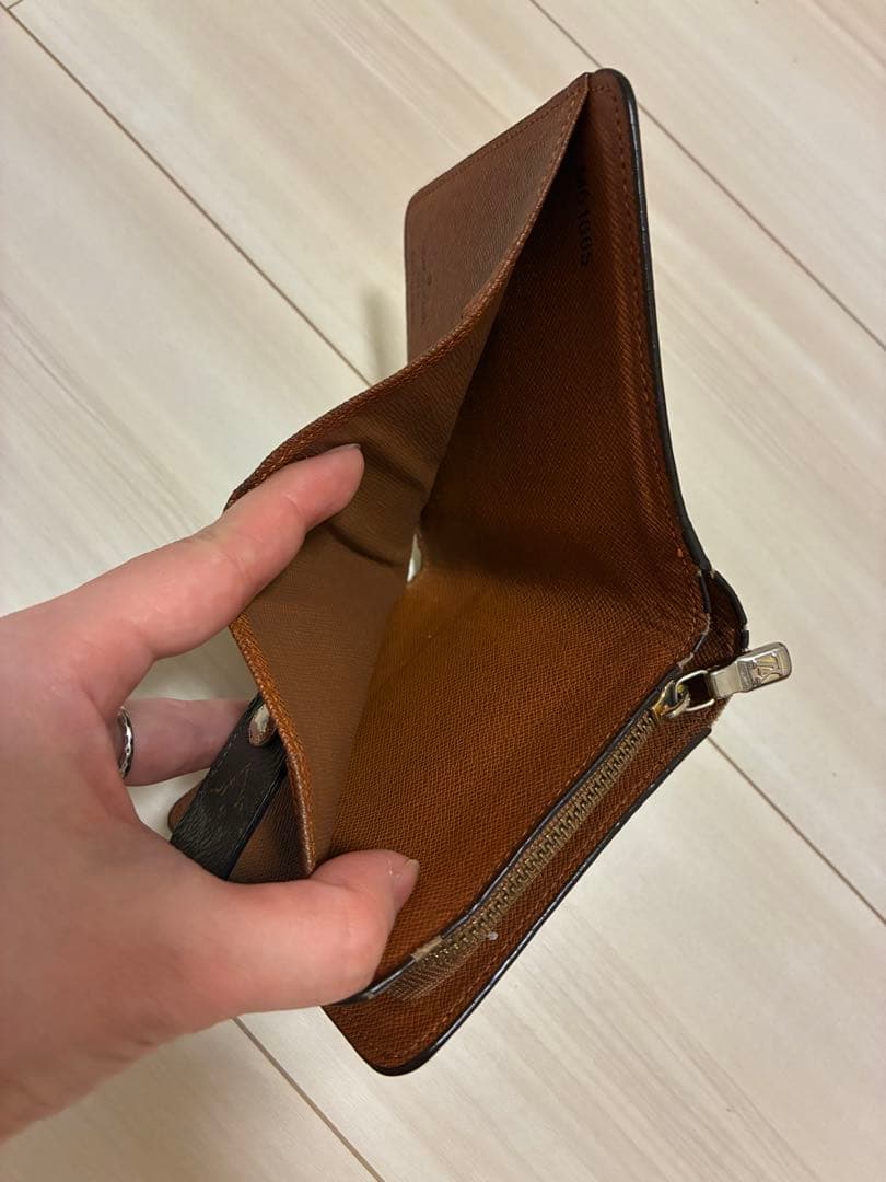 値下げしました！ルイ・ヴィトン 二つ折り財布 ダークブラウン