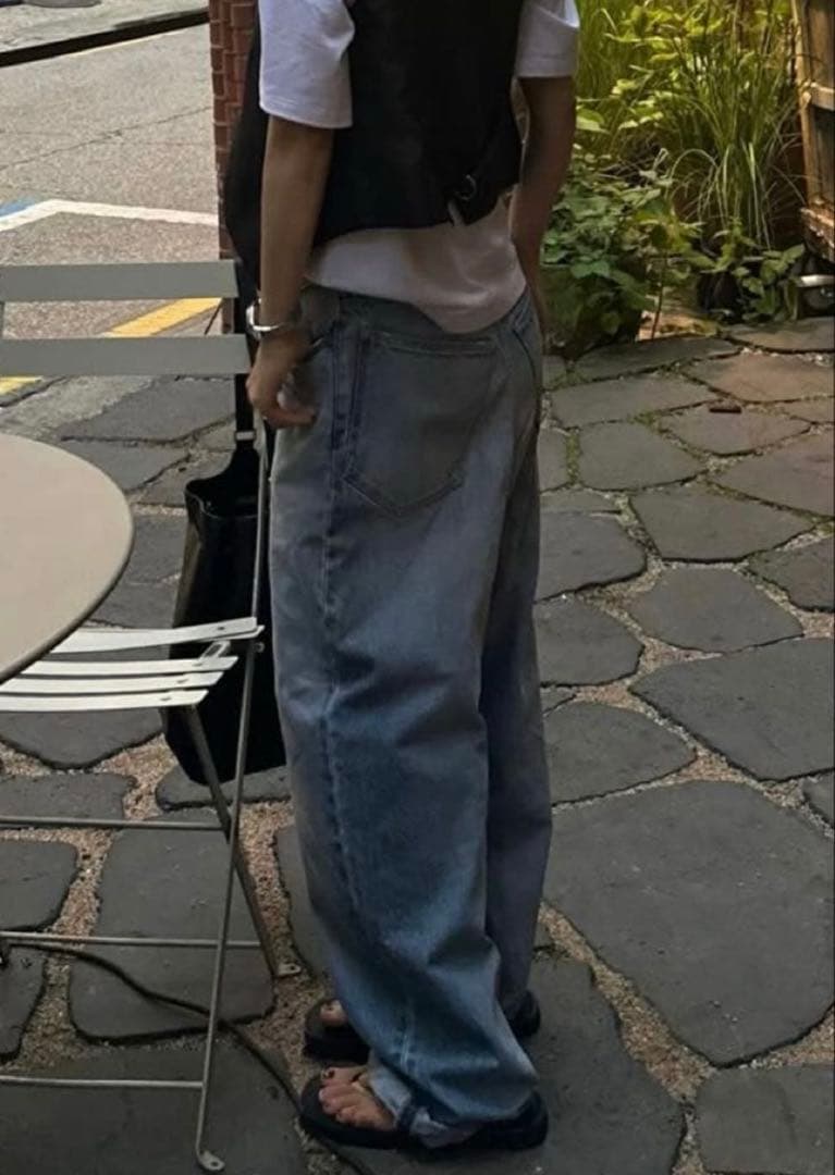 ok.soon original wide denim サイズ　2