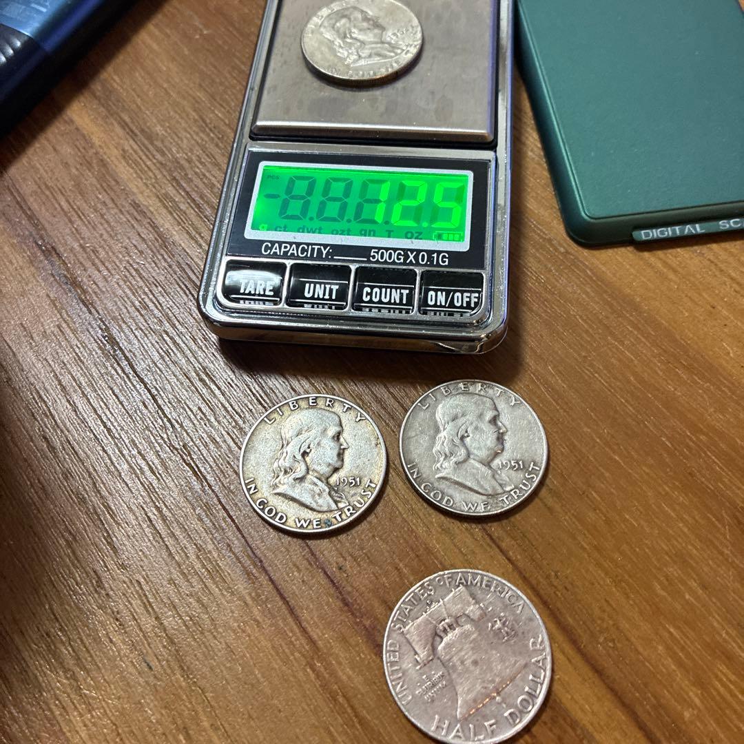 フランクリン半ドル 4枚セット