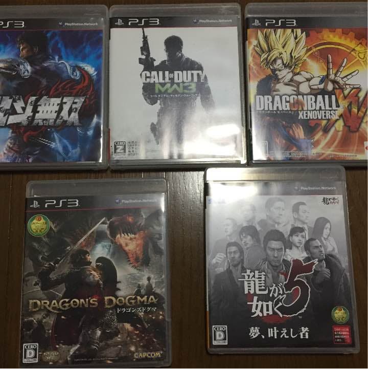 PS3カセット5枚
