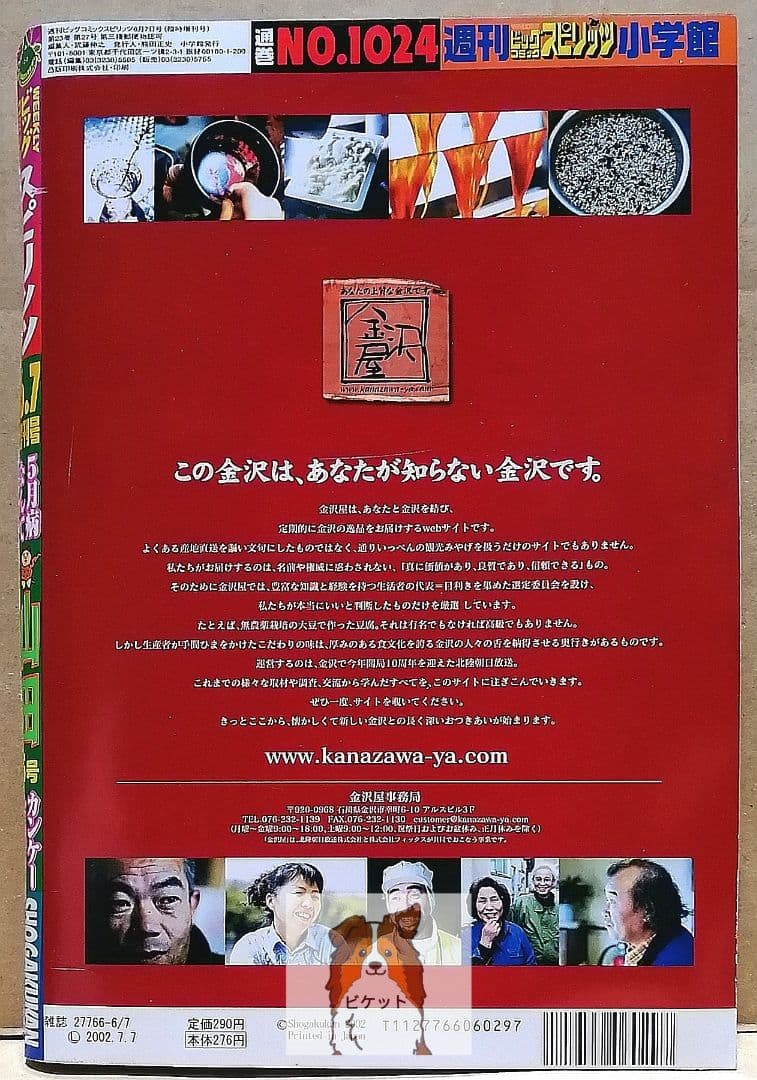 週刊ビッグコミックスピリッツ　2002年6月7日号