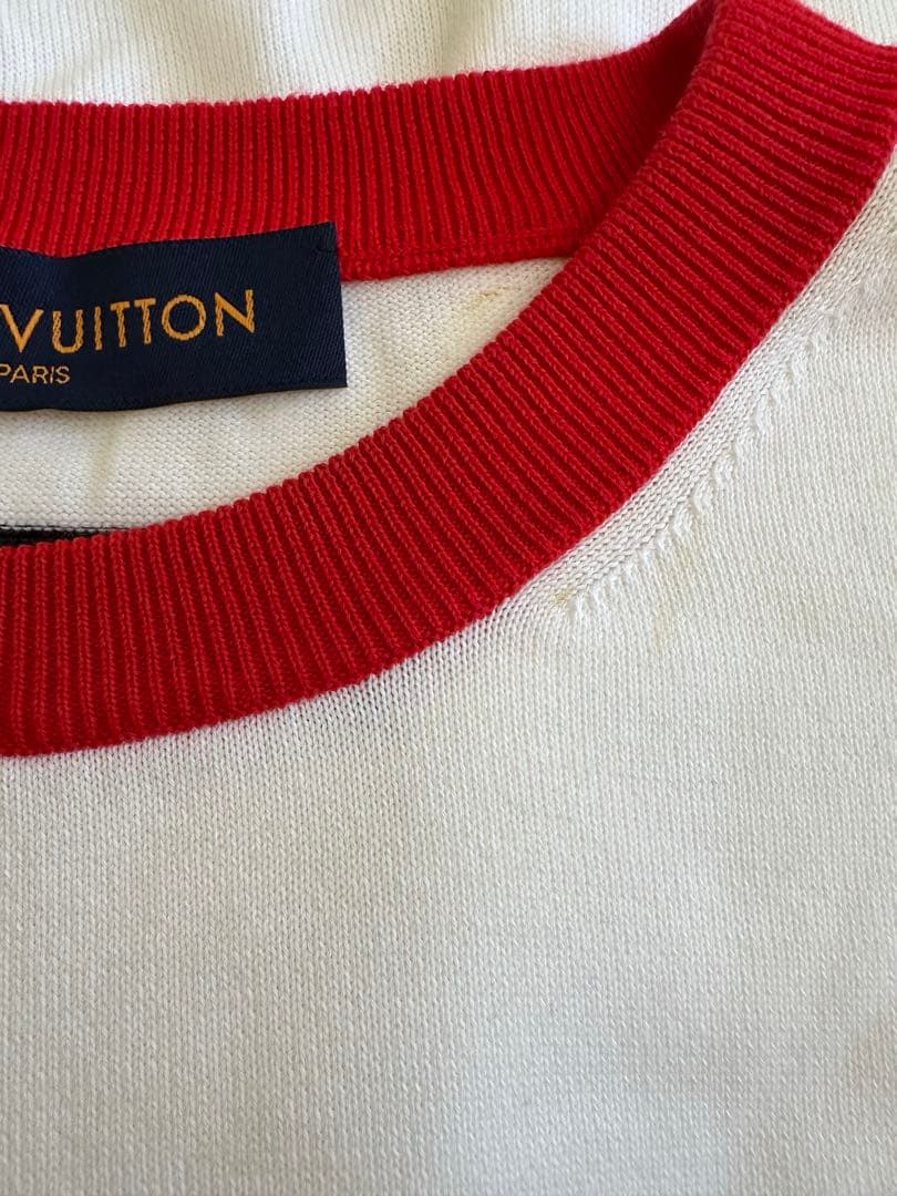 LOUIS VUITTON Tシャツ #54 ホワイト/レッド