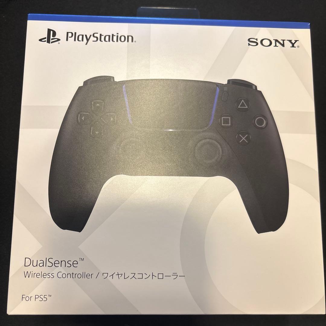 PS5 DualSense コントローラー　ミッドナイトブラック 箱付き
