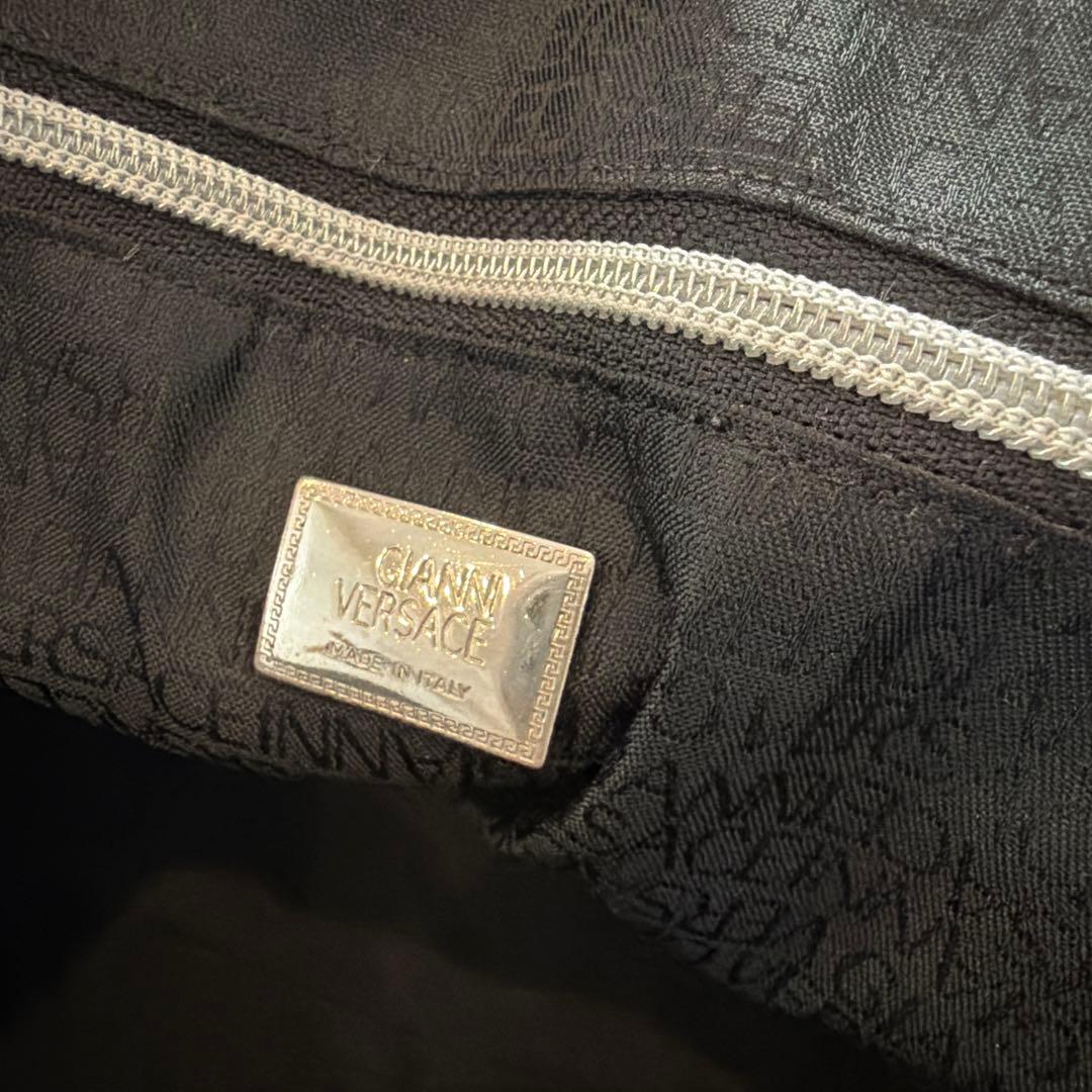 ⭐︎美品⭐︎Versaceボストンバッグ　クロコダイル風