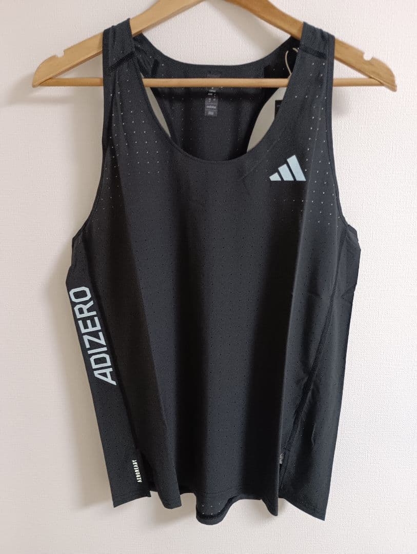【新品】アディダス　アディゼロ　シングレット　Lサイズ