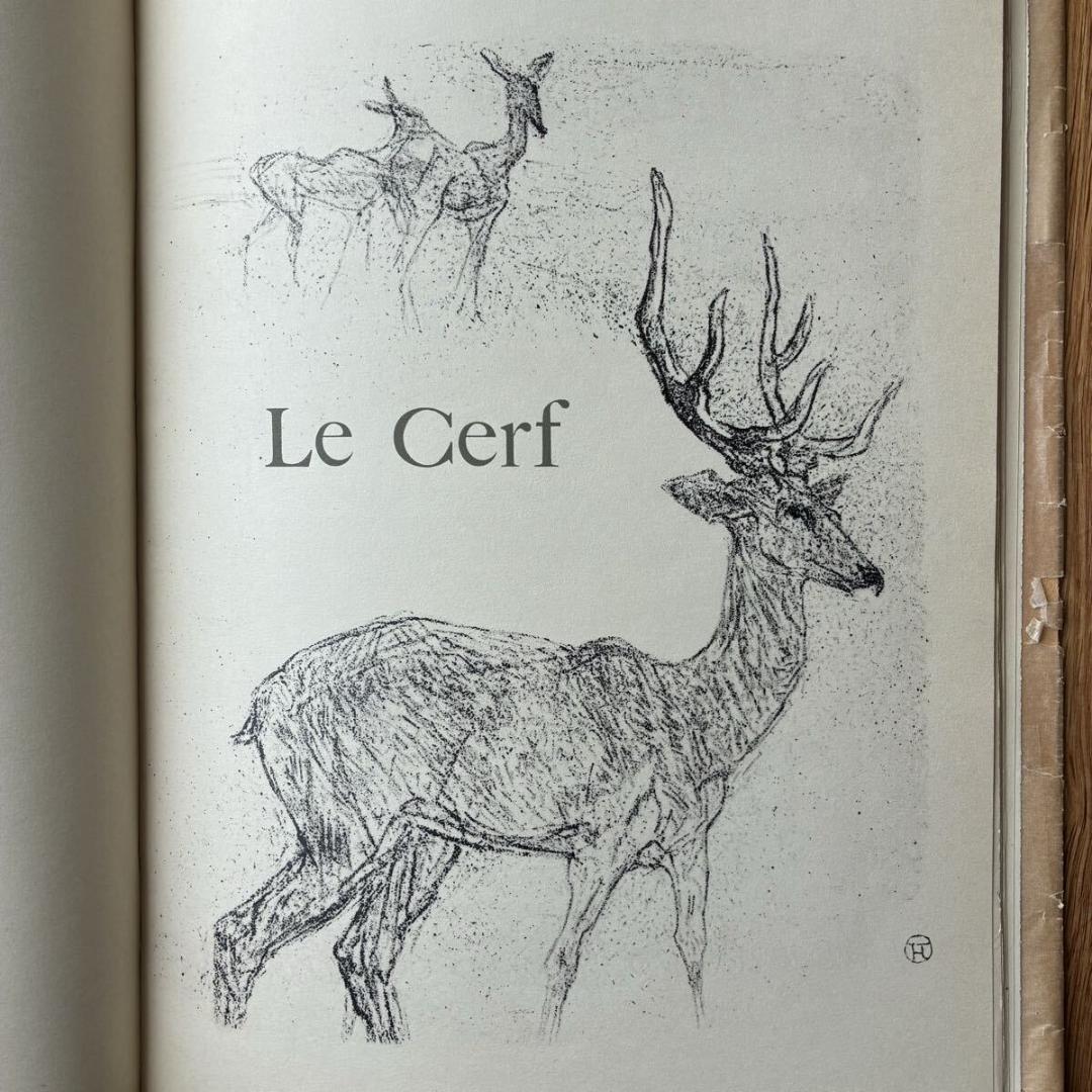 【超希少‼】ロートレック 挿絵 猫表紙『博物誌』1949年 限定本