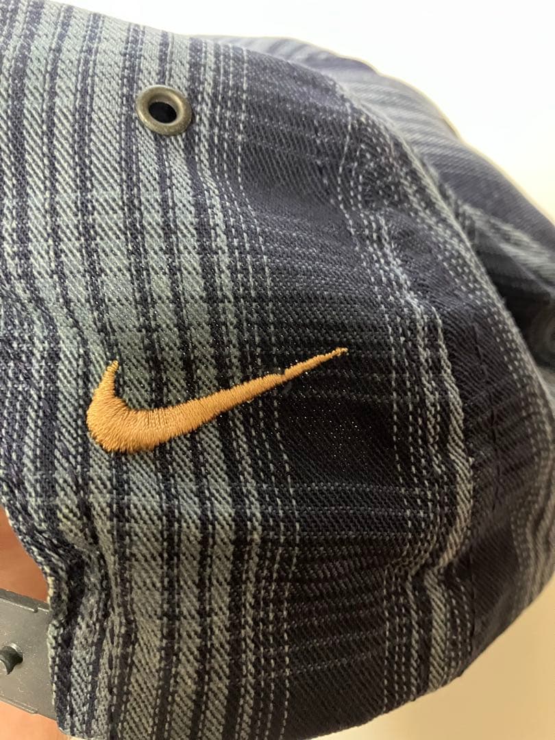 USA製 90s Nike ナイキ スエードキャップ チェック
