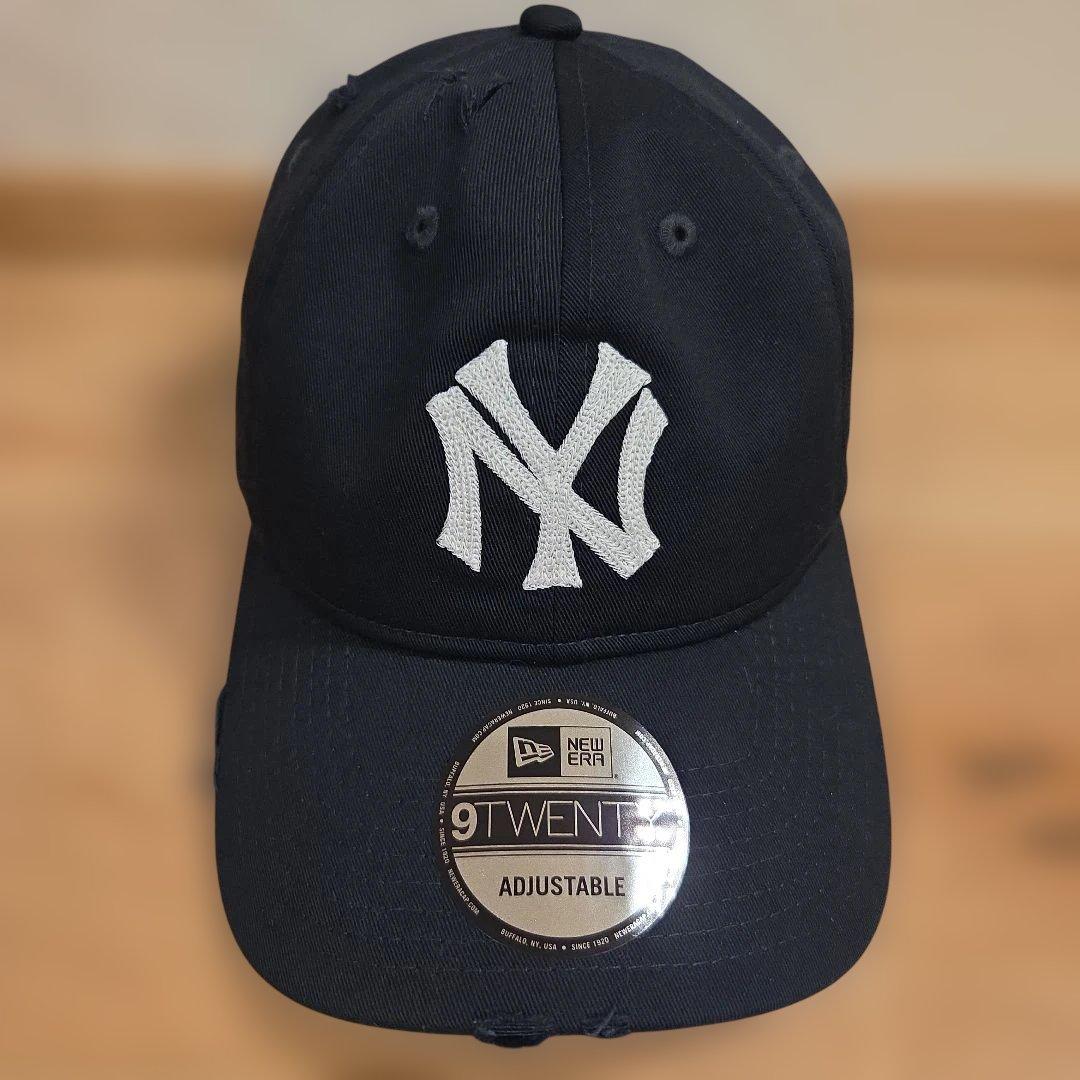 NEW ERA 9TWENTYハードウォッシュ Yankees NAVY