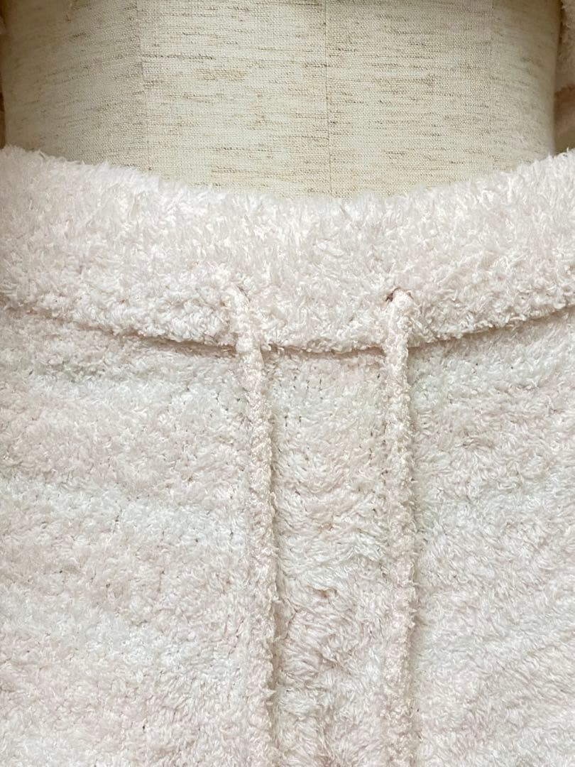 ジェラピケ ボーダー ルームウェア パーカー ショートパンツ もこもこ セット