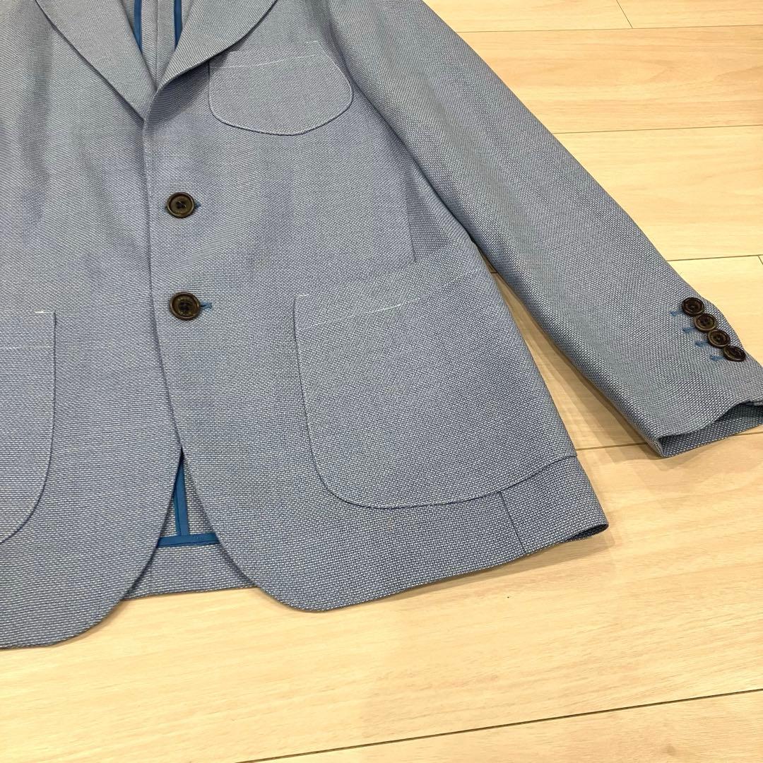 極美品✨SACCO ザッコ ホップサック ジャケット ブルー NAPOLI 48