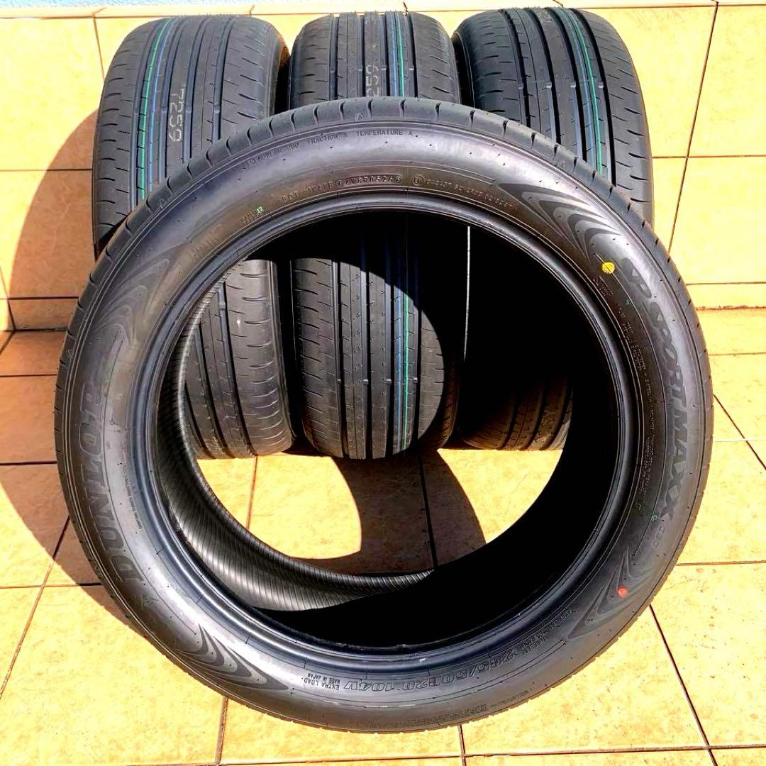 「bZ4X純正 20インチタイヤ 新車外し 235/50R20 4本」ダンロップ