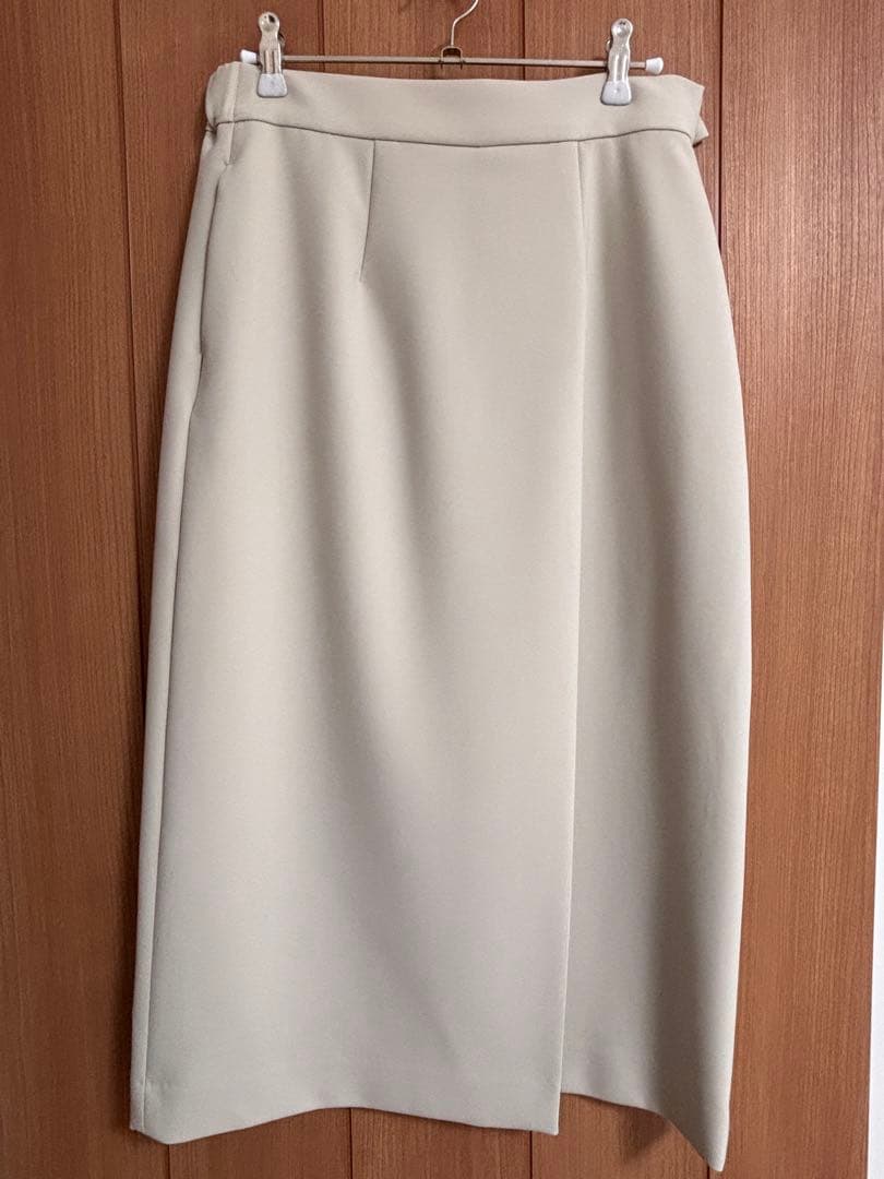 【未使用品】ソージュ ストレッチファインロングタイトスカート ベージュ