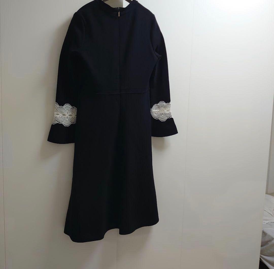 EPOCA ブラック ひざ丈ワンピース 新品