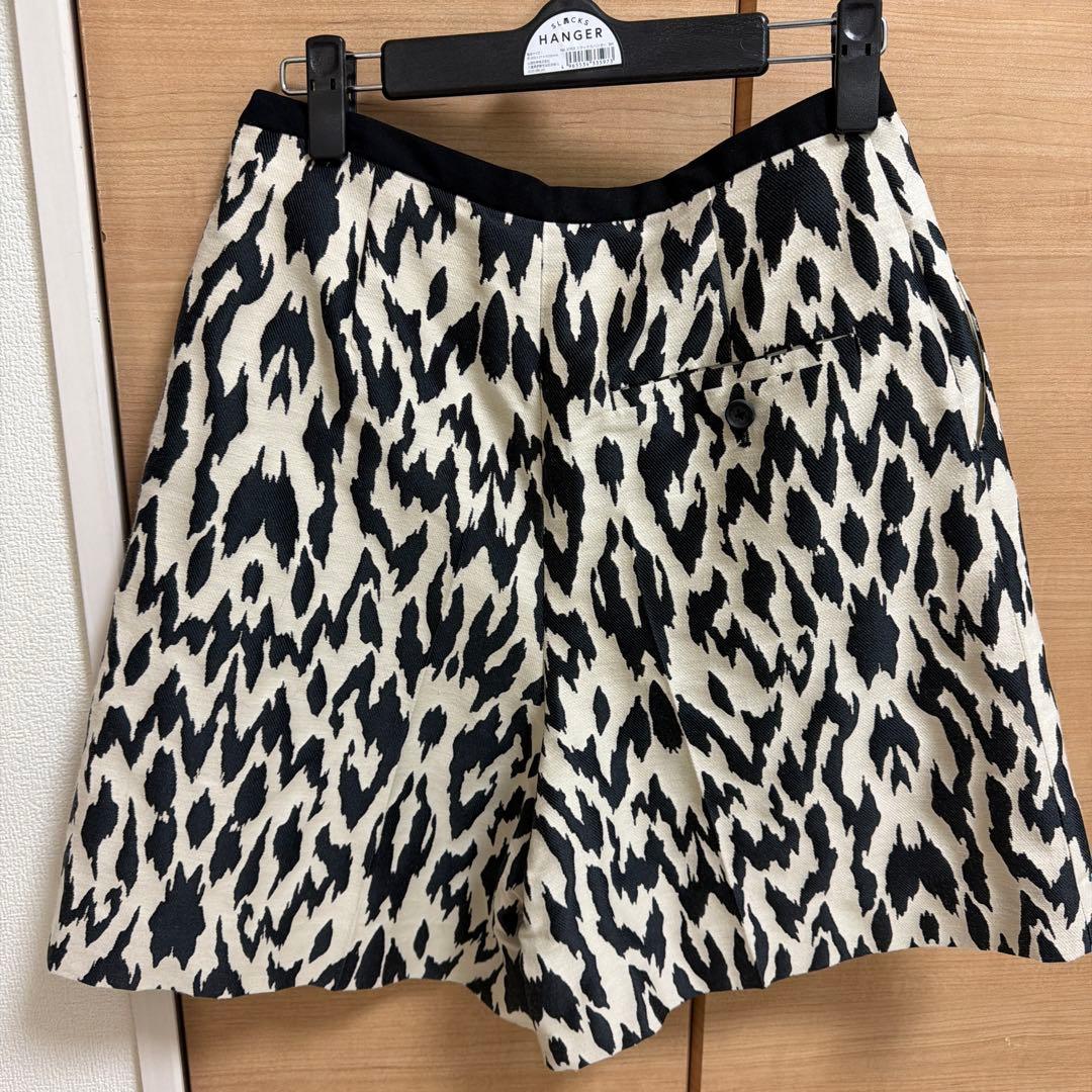 UNITED ARROWS レオパード ジャガード ショート パンツ