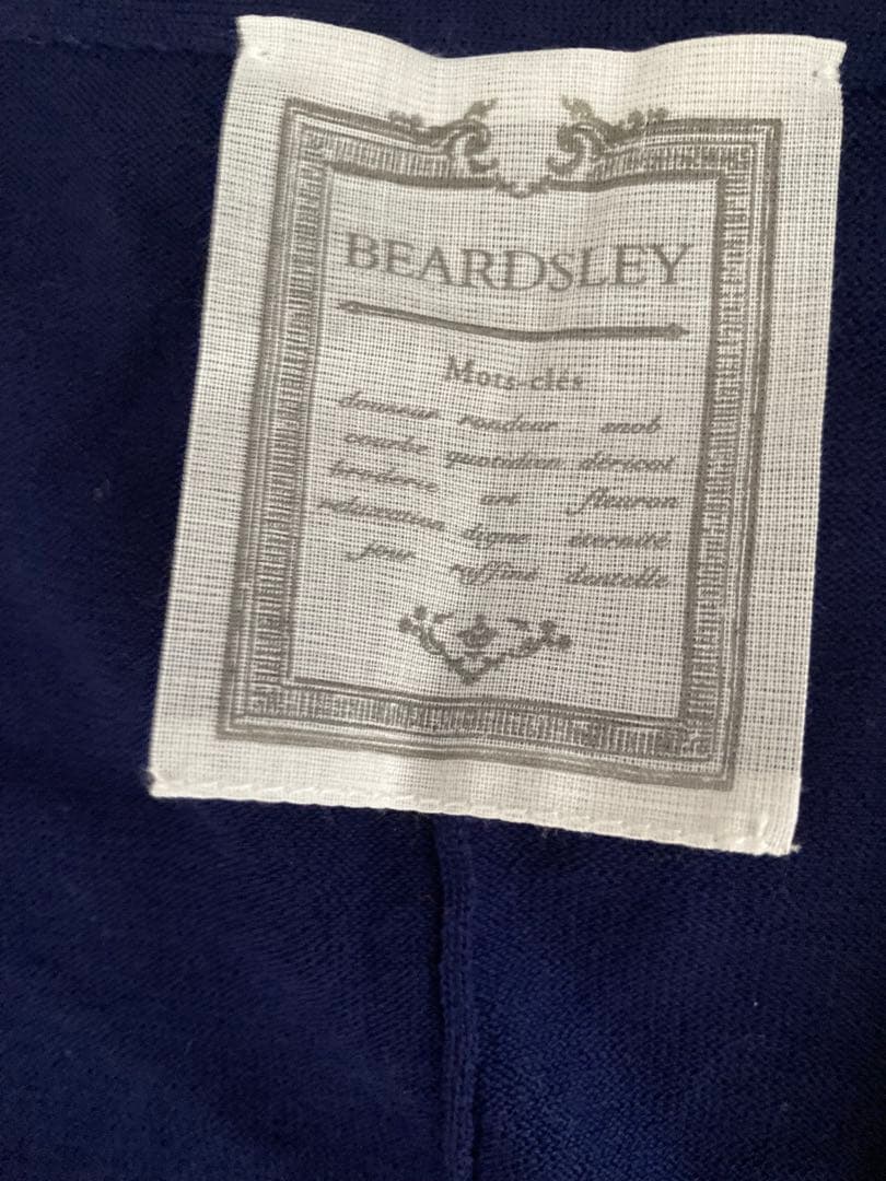 BEARDSLEY コットン ヒラヒラハオリカーディガン ドレープ スリット